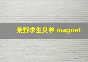 荒野求生贝爷 magnet